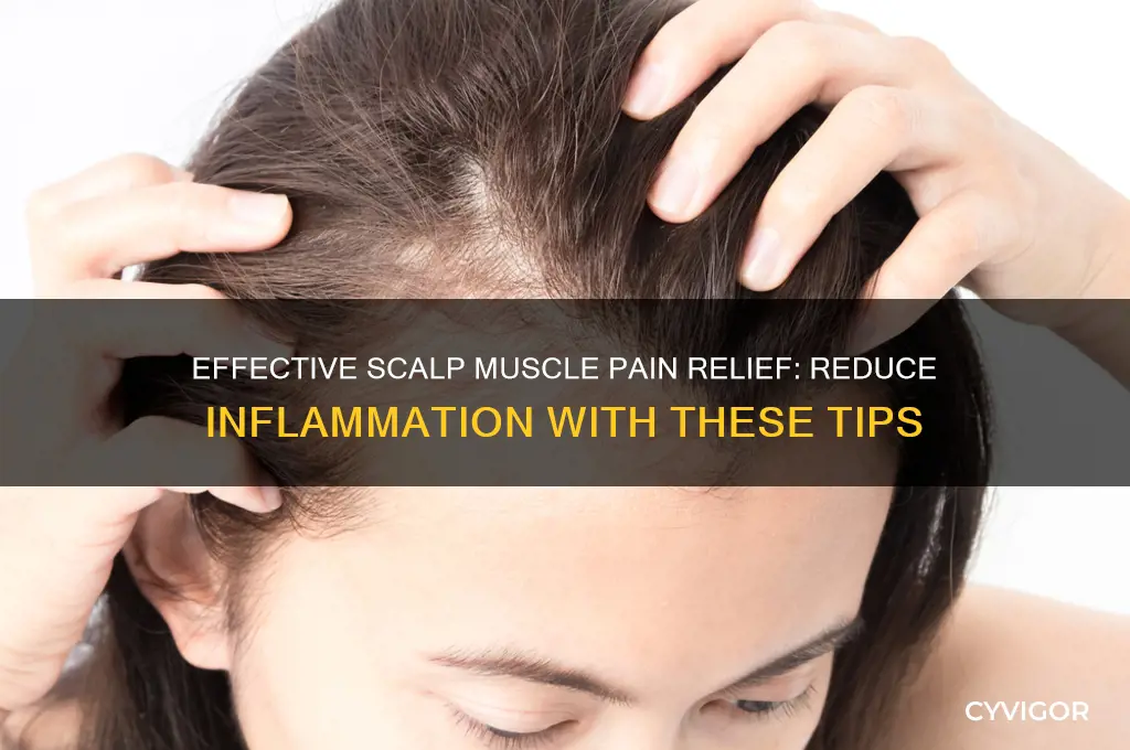 how to reduce inflammation of scalp muscle pain