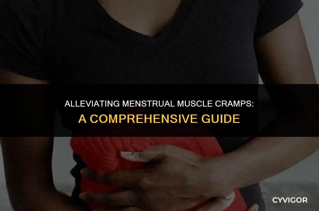 how to reduce muscle cramps during menses