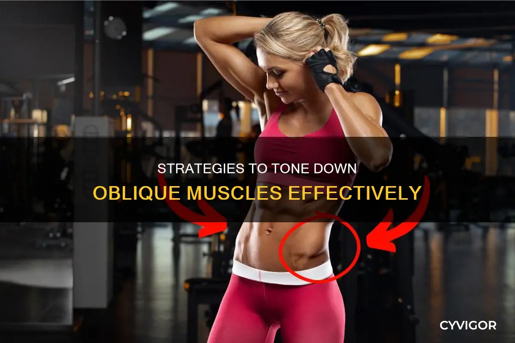 how to reduce oblique muscles