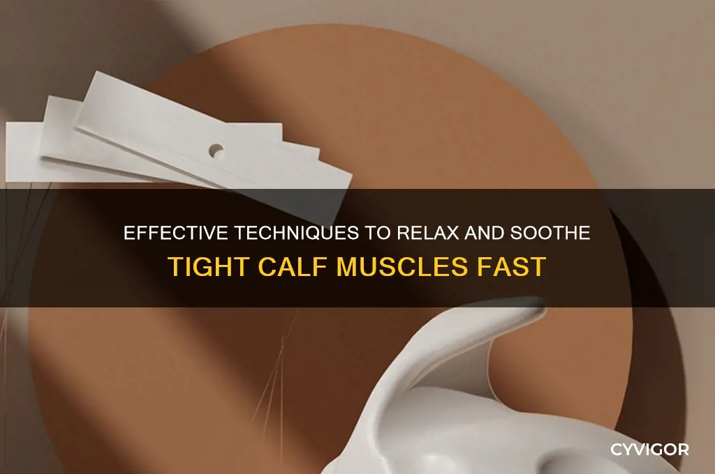 how to relax a calf muscle