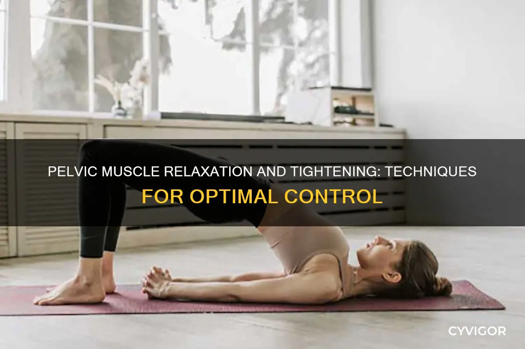 how to relax and tighten muscles in your pelvic area