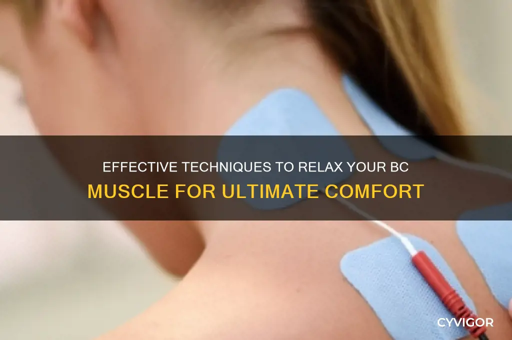 how to relax bc muscle