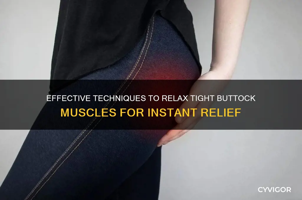 how to relax buttock muscles