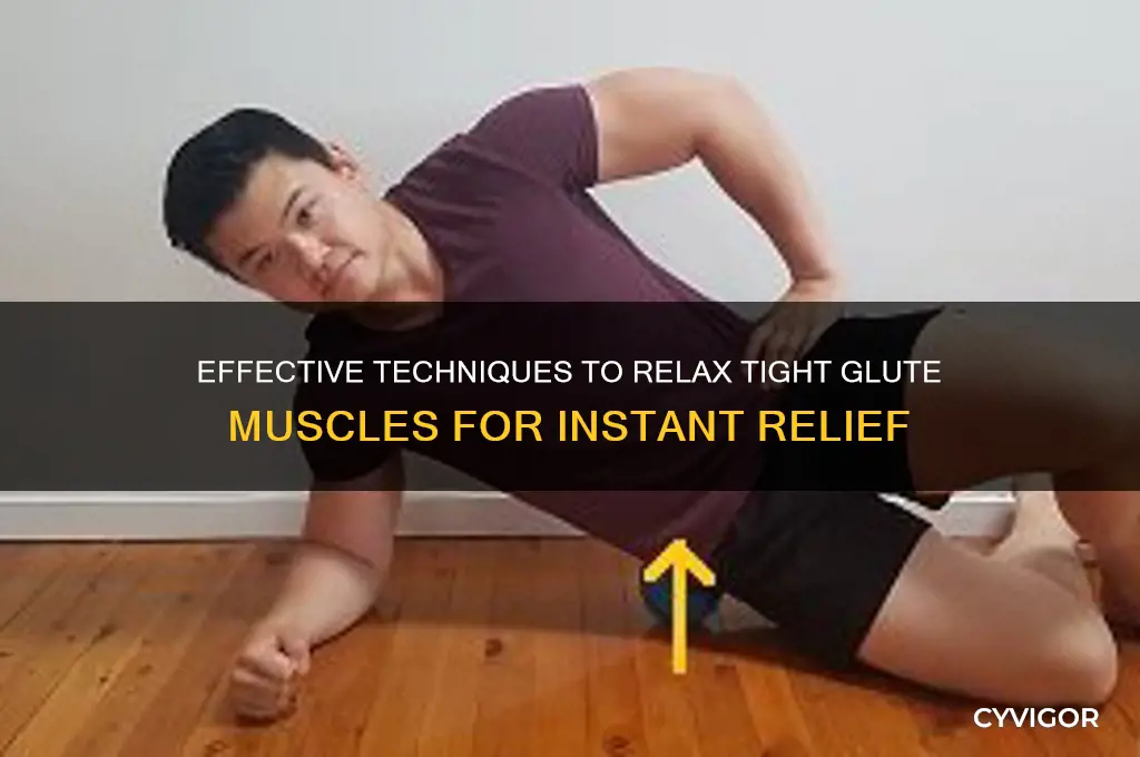 how to relax glute muscles