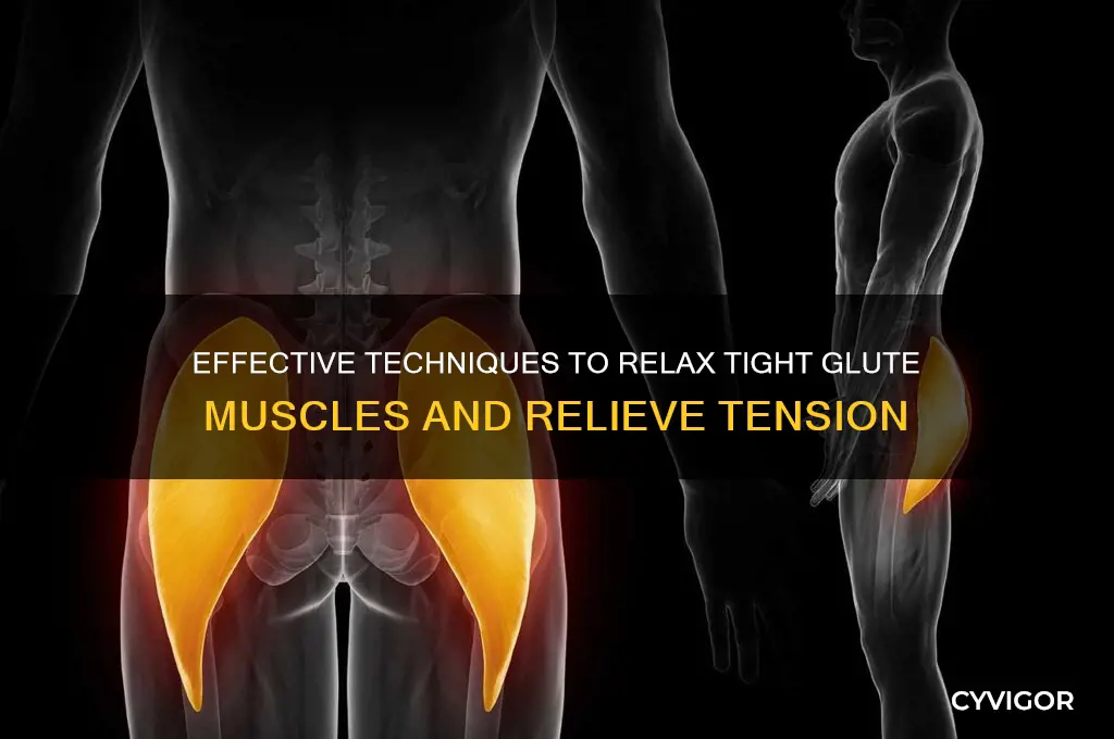 how to relax glutes muscles
