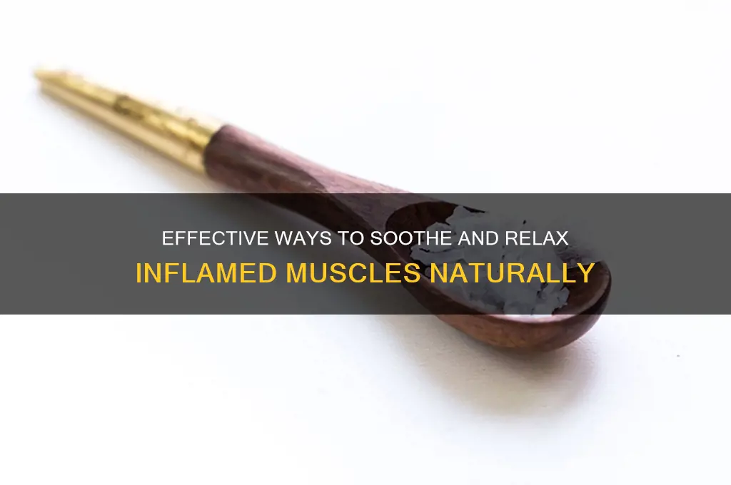 how to relax inflamed muscles