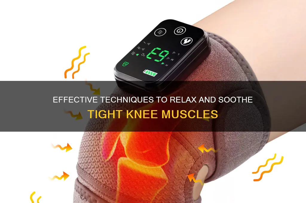 how to relax knee muscles