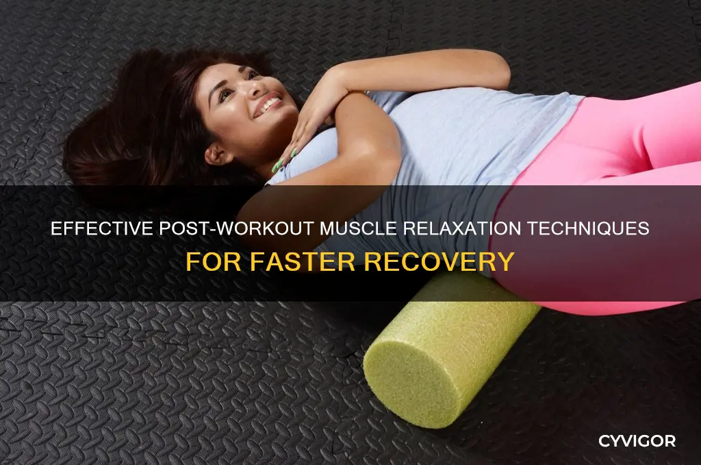 how to relax muscle after workout