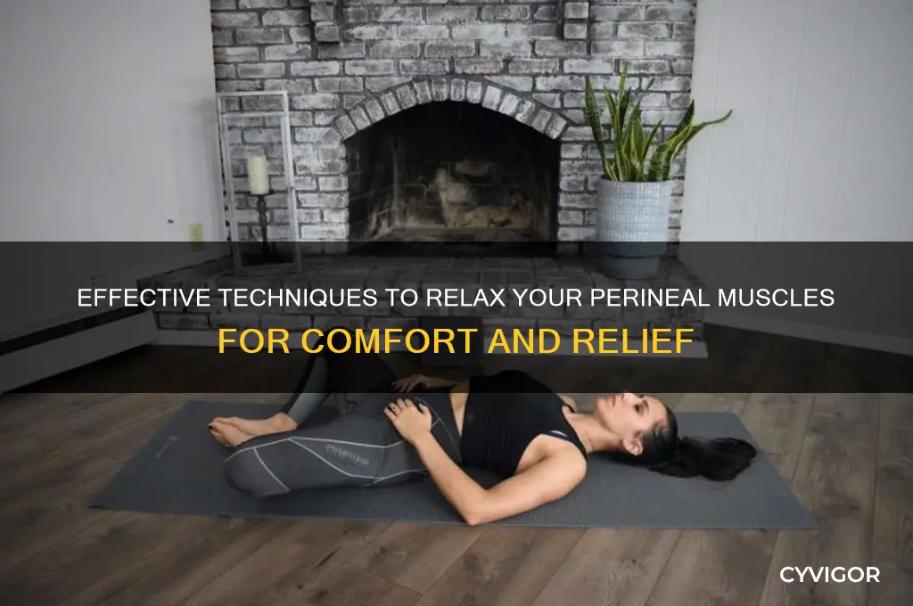how to relax perineal muscles