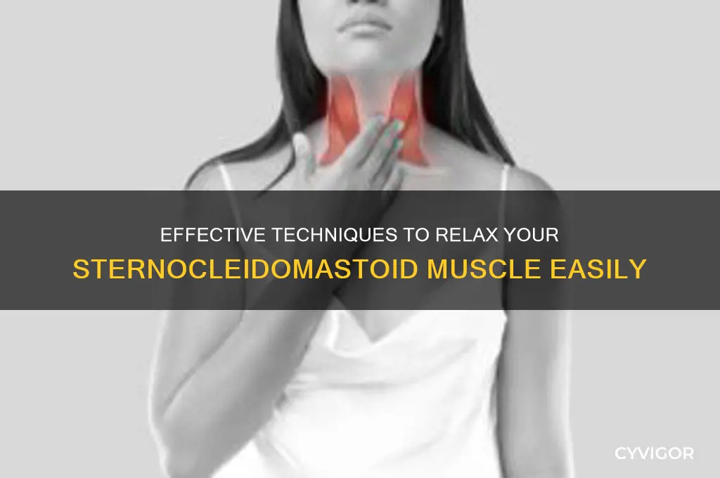 how to relax sternocleidomastoid muscle