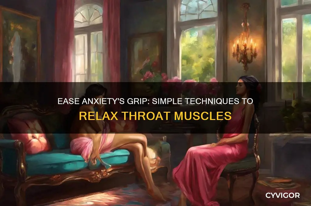 how to relax the throat muscles during anxiety