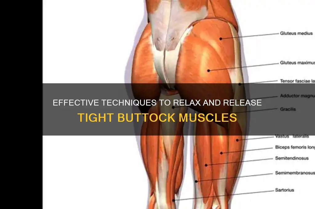 how to relax your butt muscles