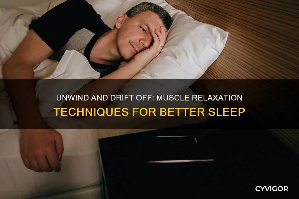 how to relax your muscles to fall asleep
