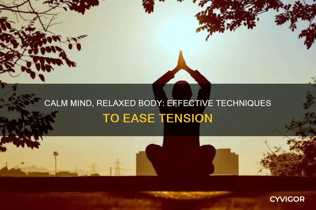 how to relax your nerves and muscles