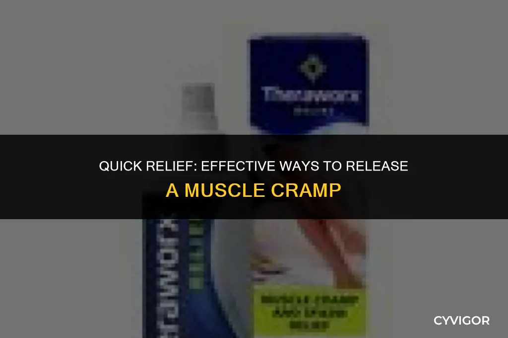 how to release a muscle cramp