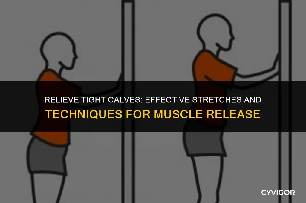 how to release calf muscles