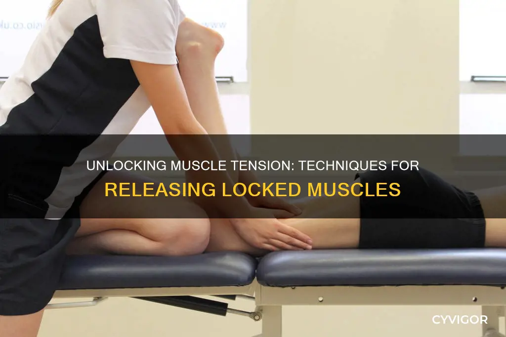 how to release locked muscles