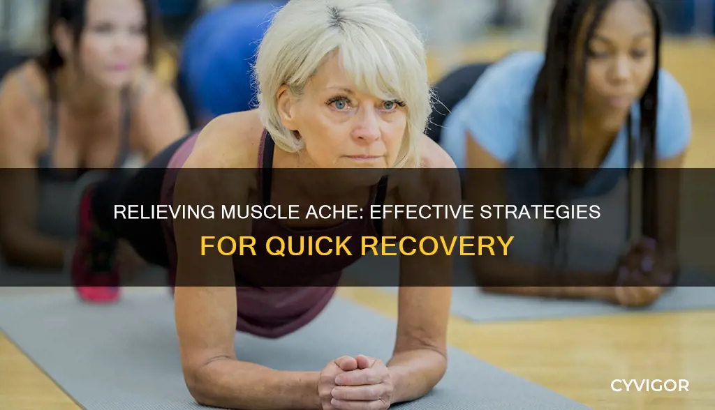 how to relief muscle ache