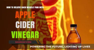Relieve Back Muscle Pain Naturally with Apple Cider Vinegar Remedies