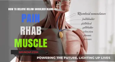 Relieve Below Shoulder Blade Pain: Rhomboid Muscle Relief Tips