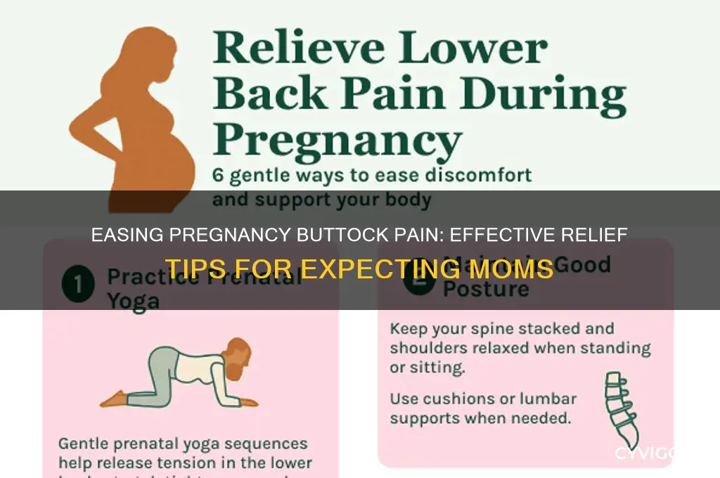 how to relieve buttock muscle pain during pregnancy