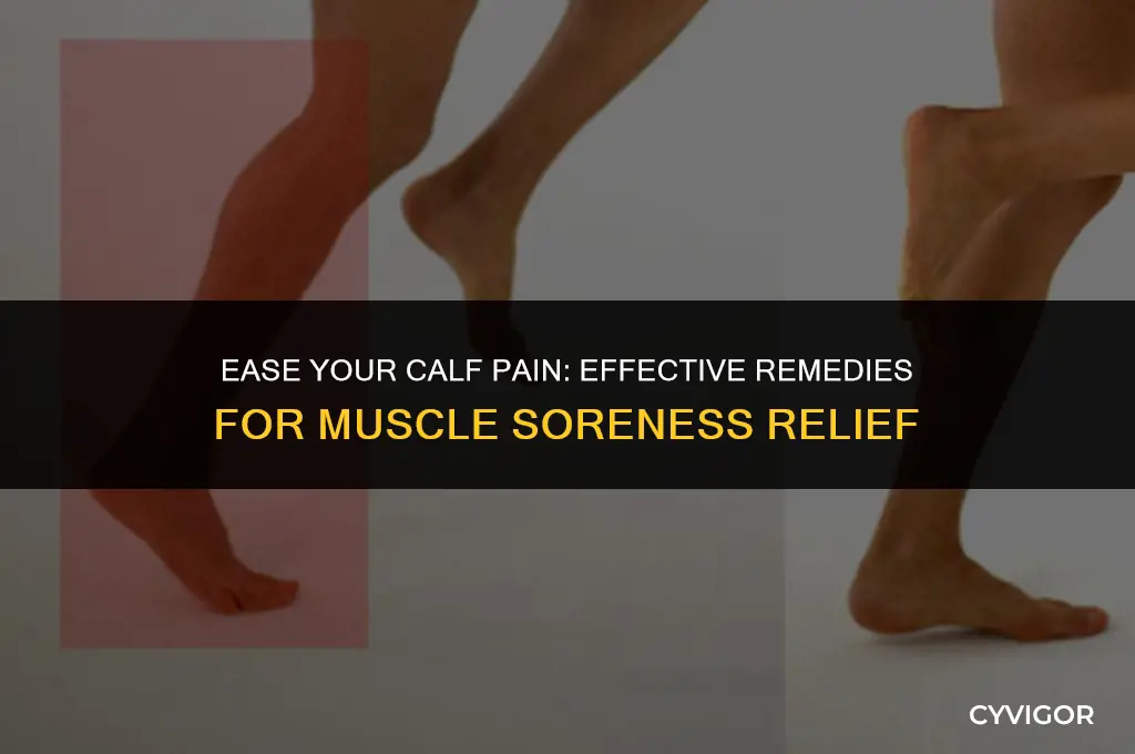 how to relieve calf muscle soreness