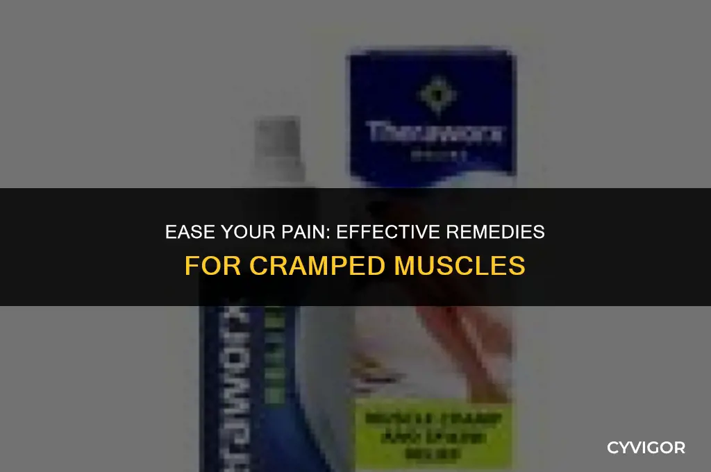 how to relieve cramped muscles