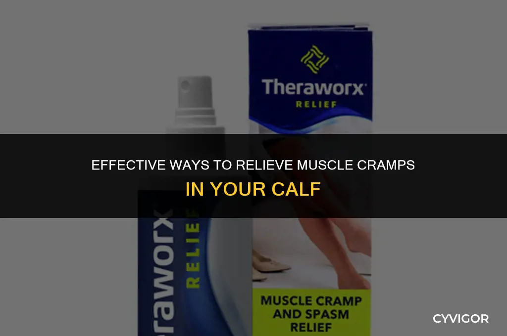 how to relieve muscle cramps in calf