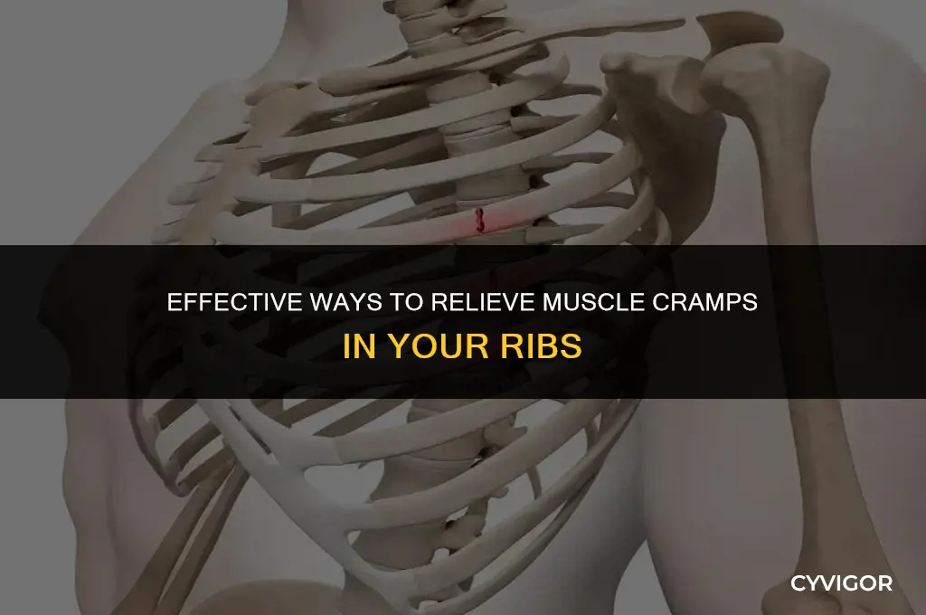 how to relieve muscle cramps in ribs
