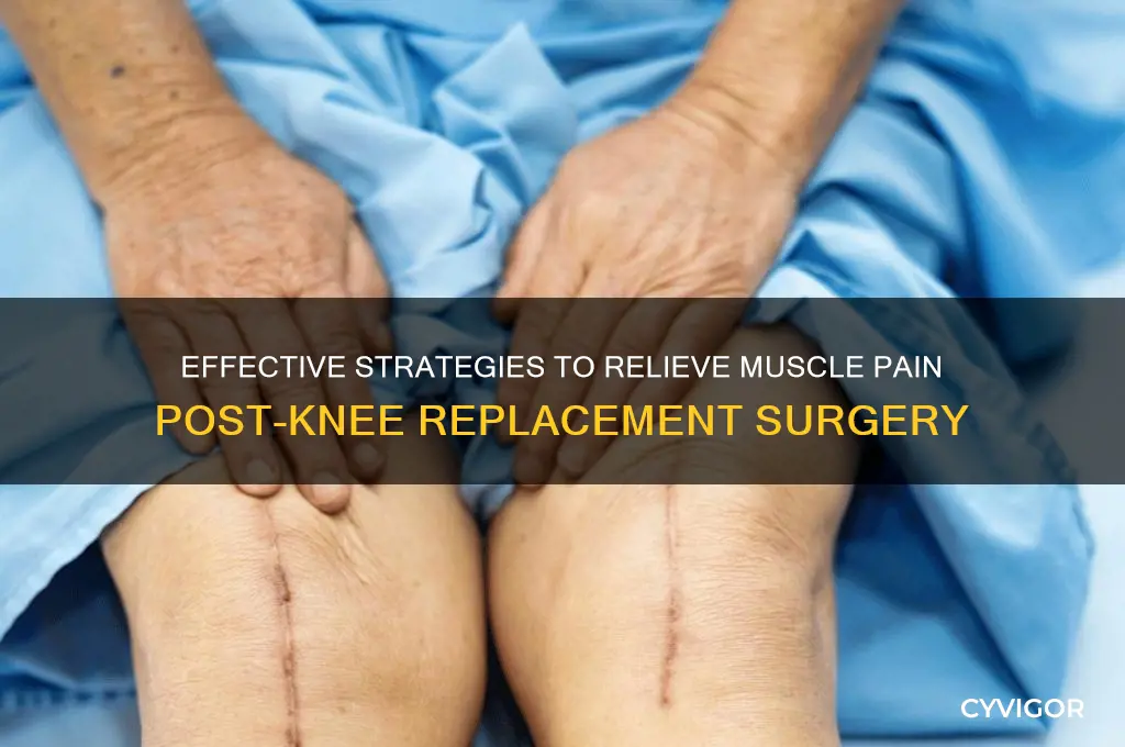 how to relieve muscle pain after knee replacement