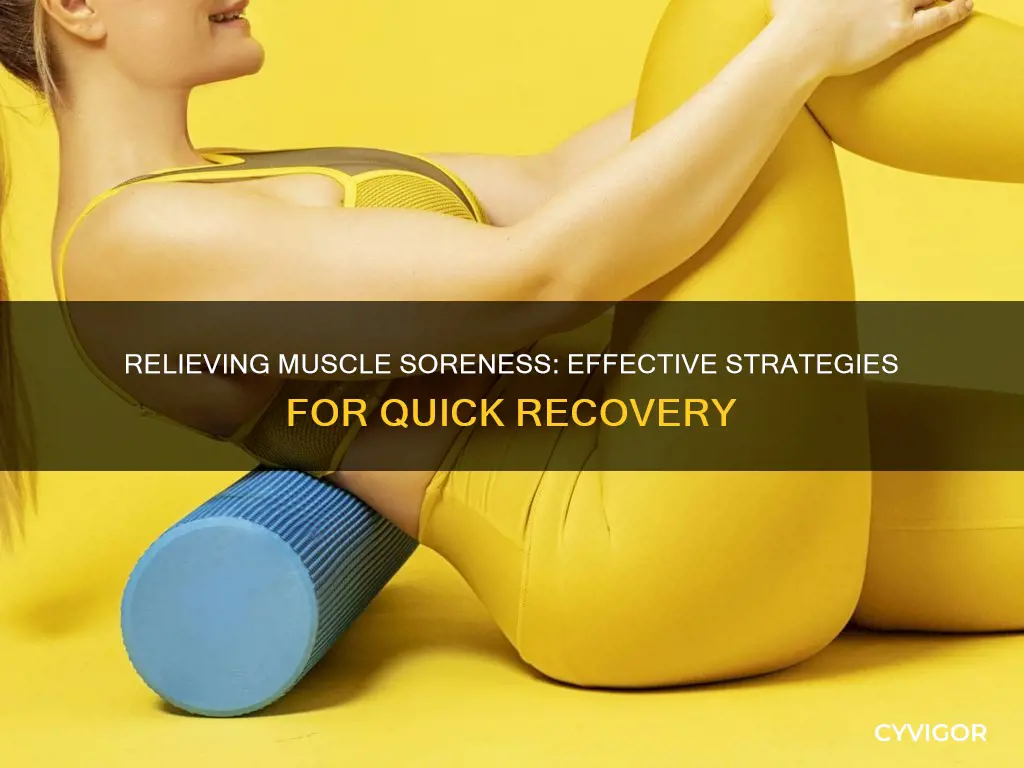how to relieve muscle sorenedd