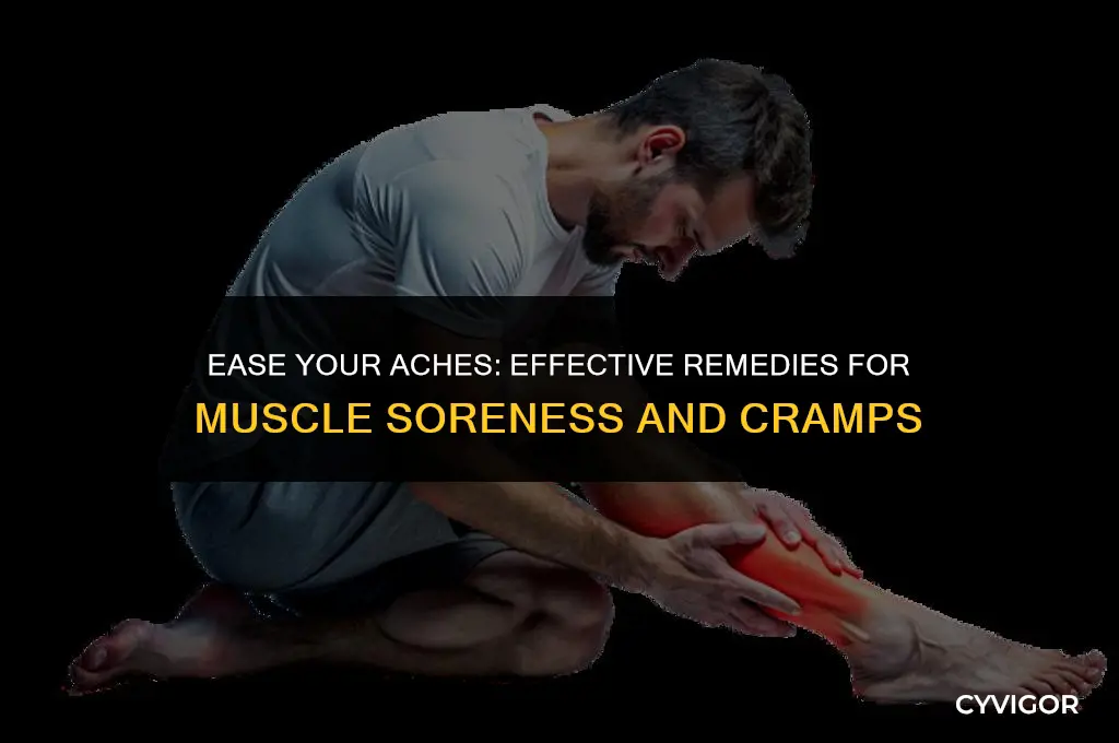 how to relieve muscle soreness cramps