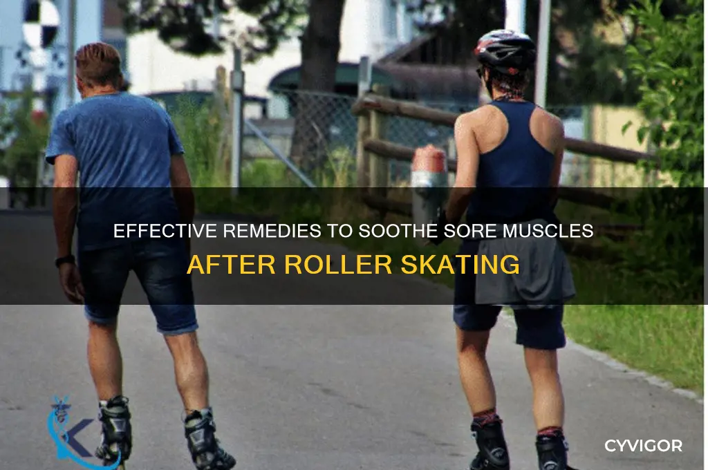 how to relieve sore muscles from roller skating