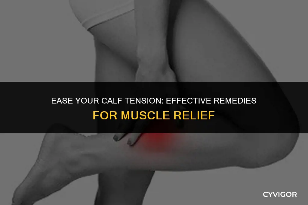 how to relieve tense calf muscles