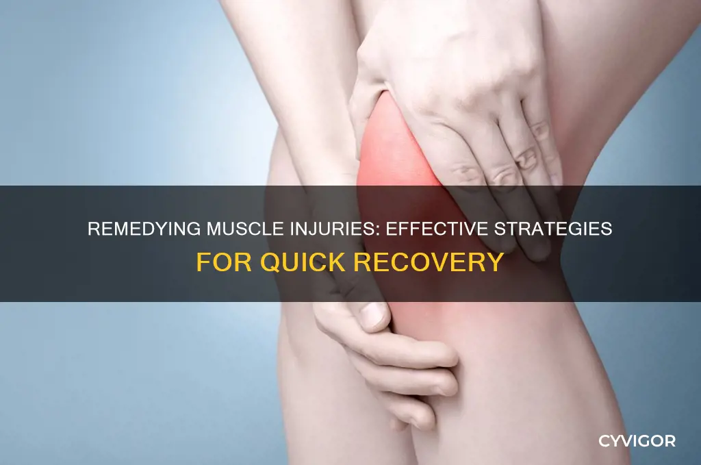 how to remedy muscle injury