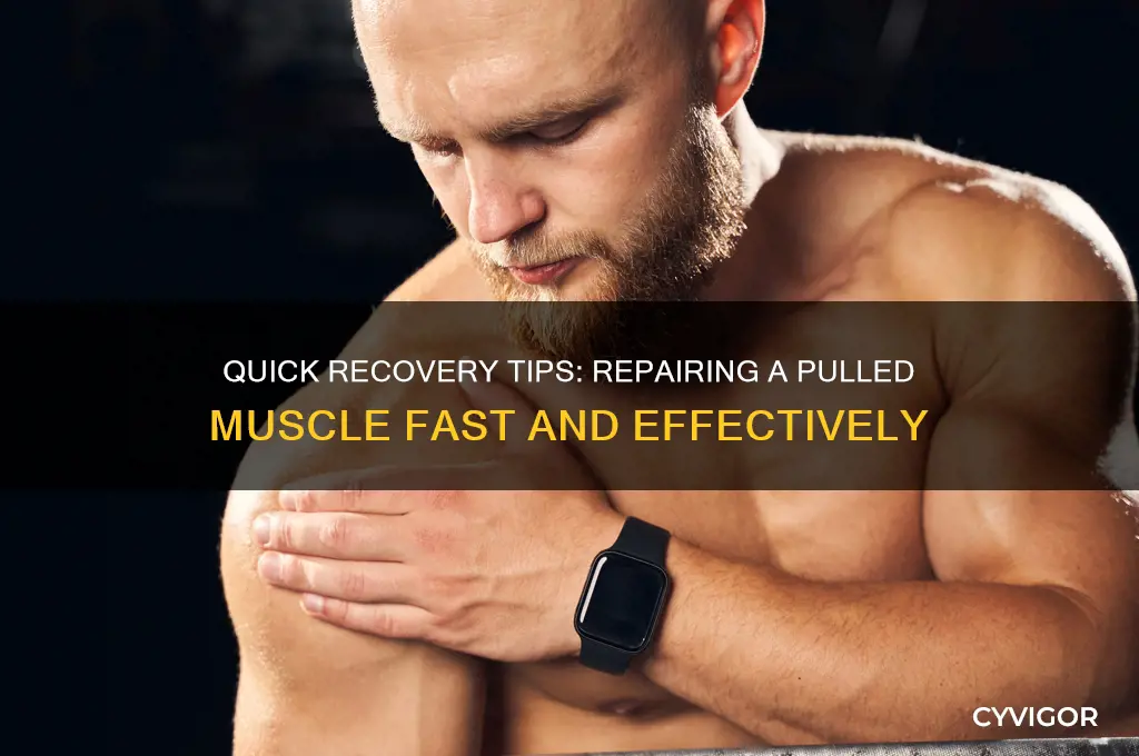 how to repair a pulled muscle fast
