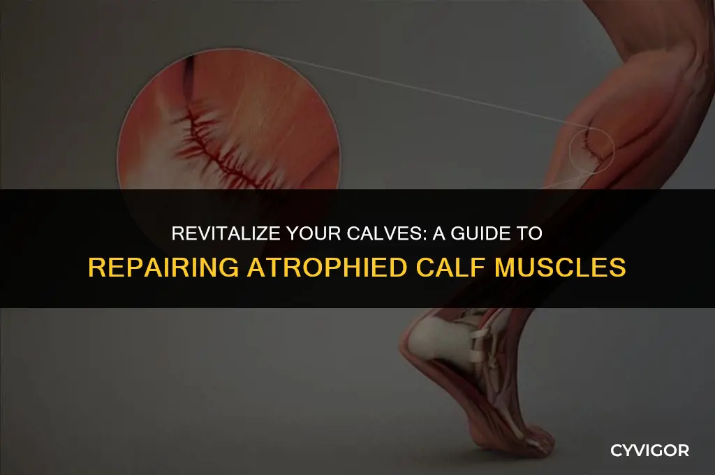 how to repair an atrophied calf muscle