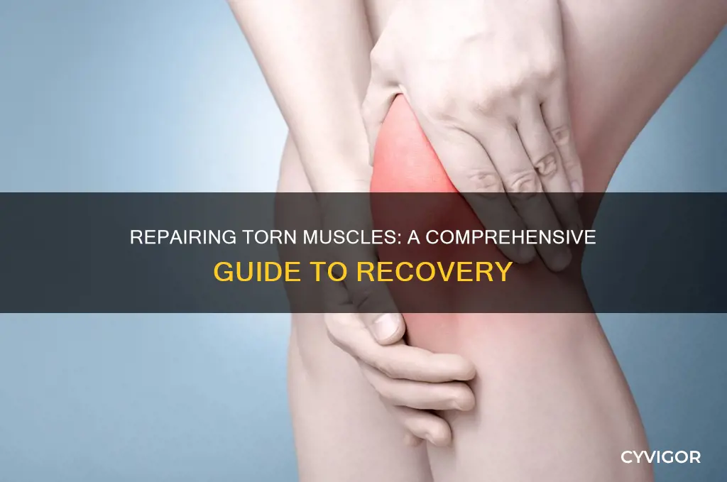 how to repair torn muscle