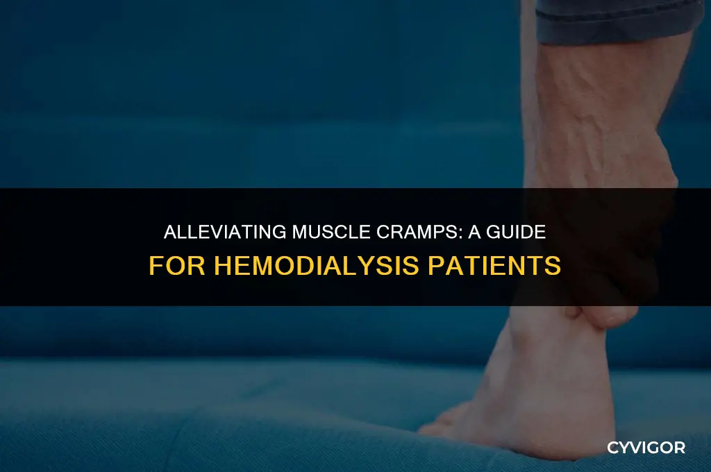 how to resolve muscle cramps from hemodialysis