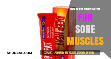 Effective Mentholatum Application Techniques for Soothing Sore Muscles Fast