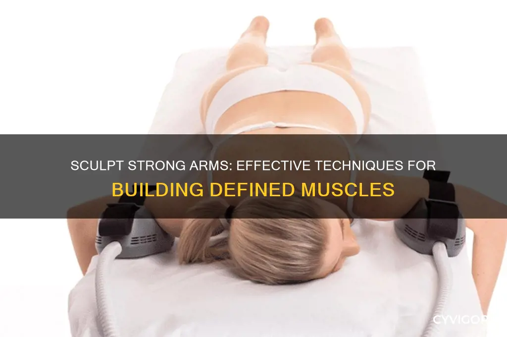 how to sculpt arm muscles