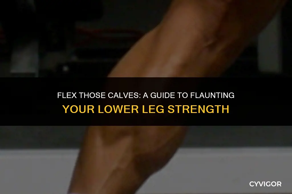 how to show off calf muscles