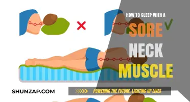 Relieve Neck Pain: Tips for Comfortable Sleep with Sore Muscles