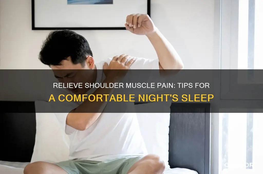 how to sleep with shoulder muscle pain