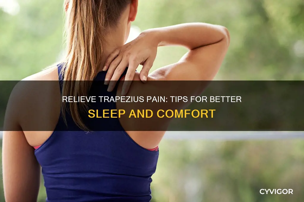 how to sleep with trapezius muscle pain
