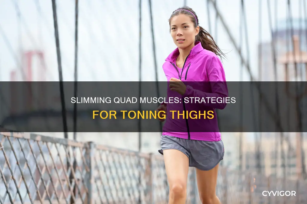 how to slim quad muscles