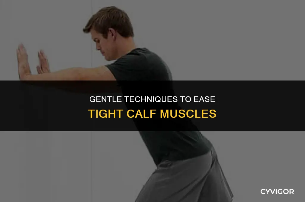 how to soften calf muscles