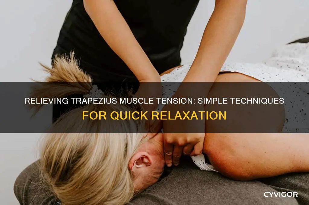 how to soften trapezius muscle