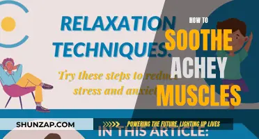 Relieving Muscle Aches: Simple and Effective Techniques