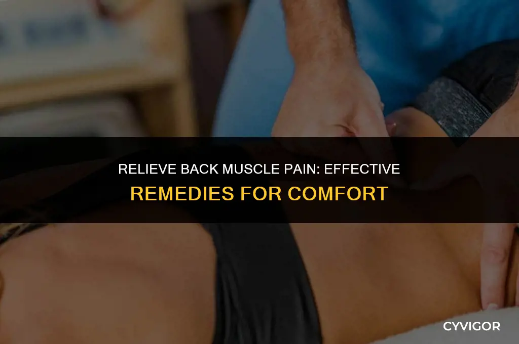 how to soothe back muscle pain